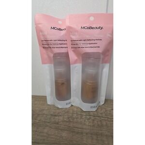 MCoBeauty Mini Grip Illuminating Primer‎ Gel 2 Pack Aloe Niacinamide 0.5oz Each